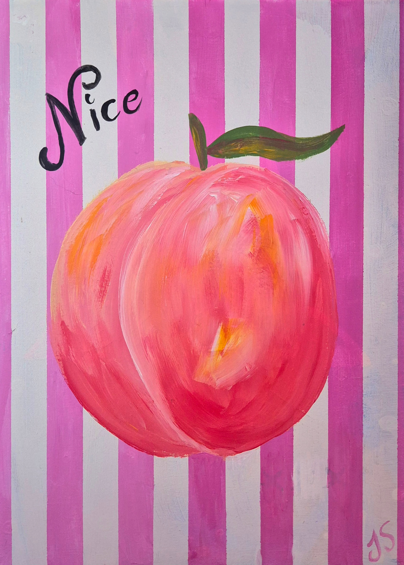 Nice Peach painting