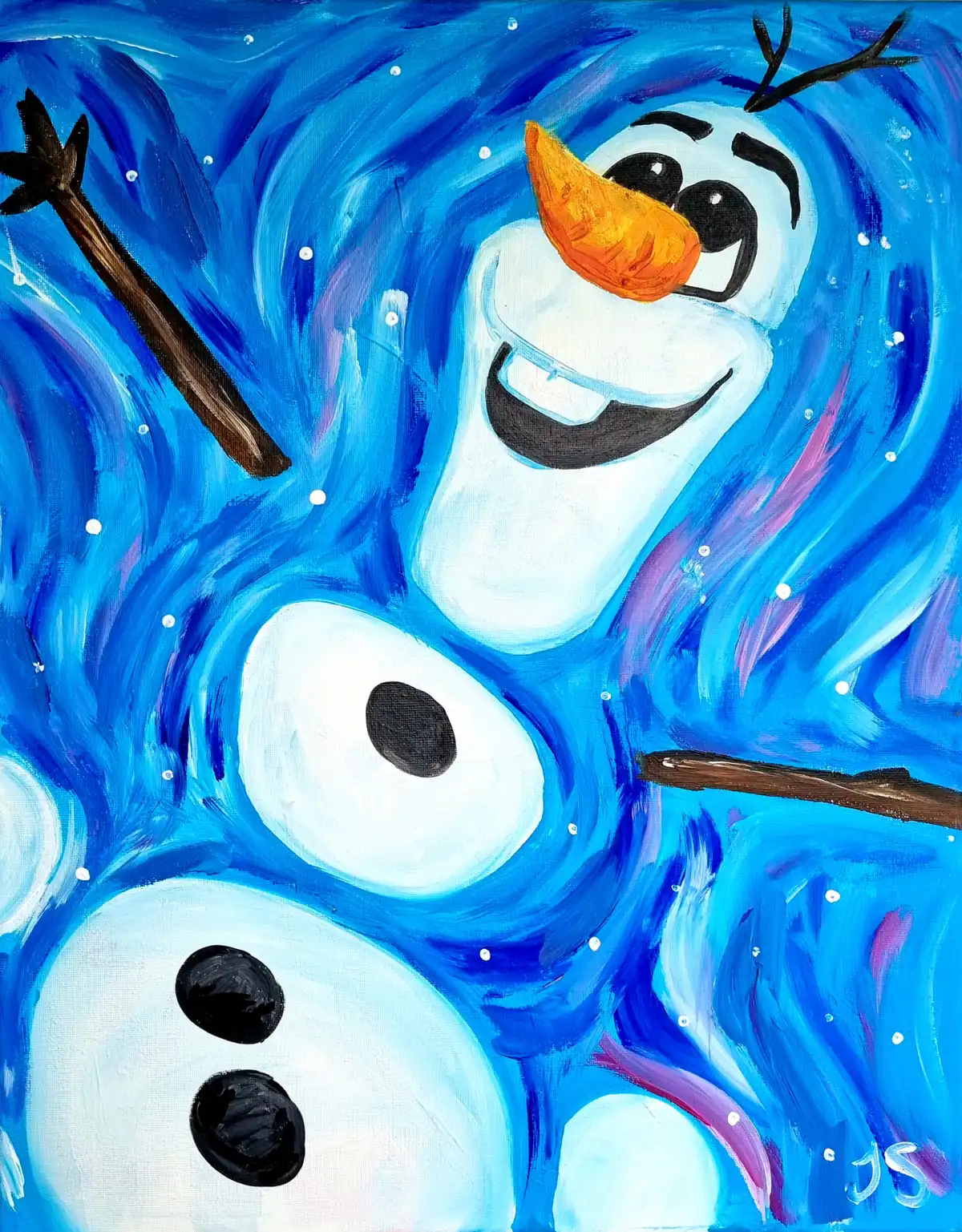 Olaf painting