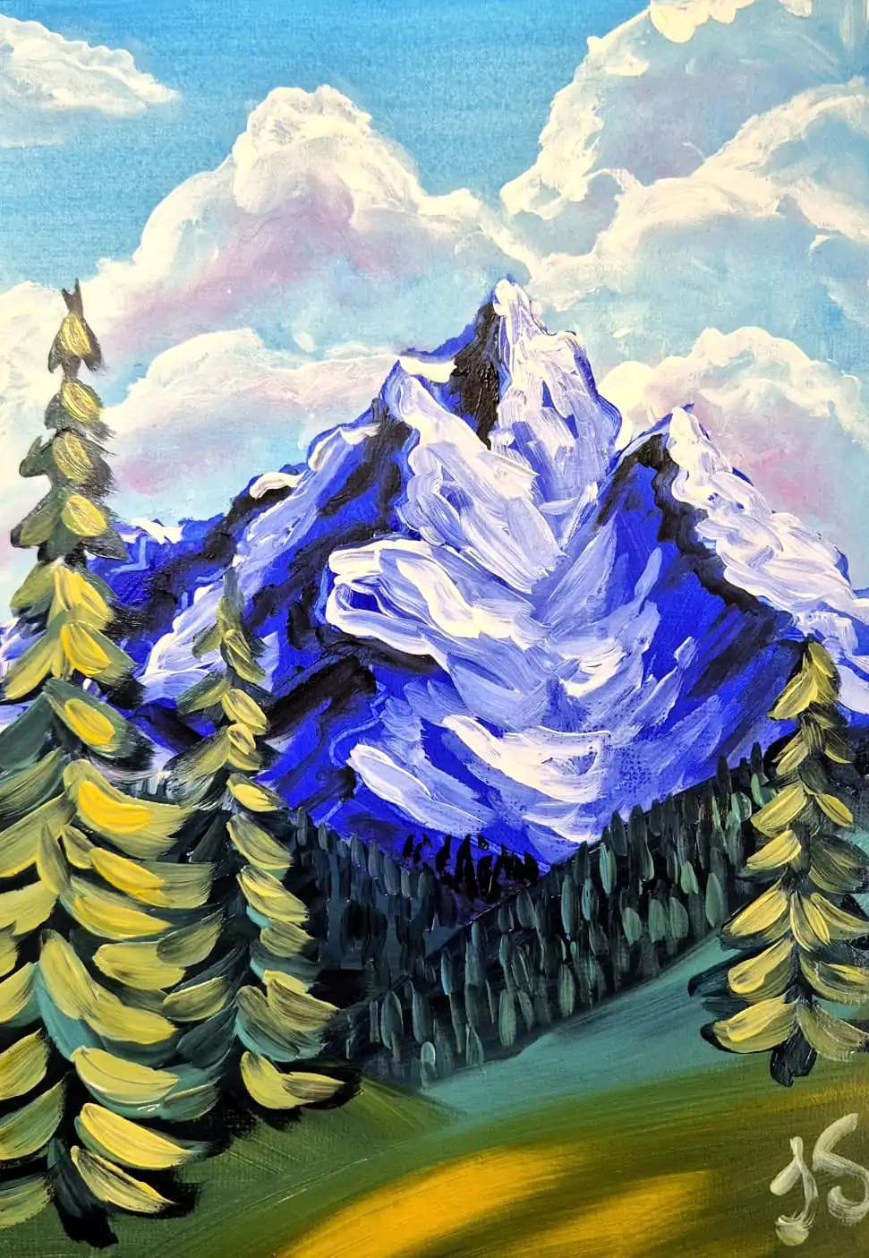 Blue Mountains painting