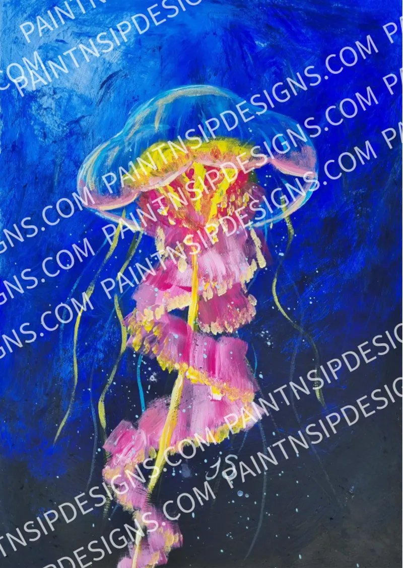 Jellyfish painting